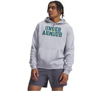 UNDER ARMOUR Rival Fleece Camo Fill Hoodie Herren 011 - mod gray/green citrine L