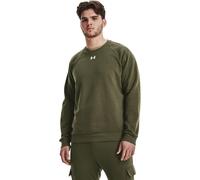 Under Armour - UA Rival Fleece Crew Sweatshirt - Marine OD Green/White XL