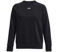 Under Armour Rival Fleece Damen Sweatshirt schwarz / weiß Gr. S