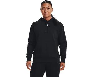 Under Armour Rival Fleece Damen Kapuzensweater, schwarz XXL