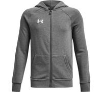 Under Armour Rival Fleece Fullzip Jungen Kapuzensweater, grau YXL