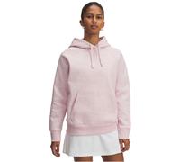 Under Armour Damen Rival Fleece Hoodie, Kapuzen Pulli mit Kängurutasche, weiches und warmes Sweatshirt mit Kapuze, locker sitzender Hoodie für Frauen,Prime Pink Light Heather / / Prime Pink,XL