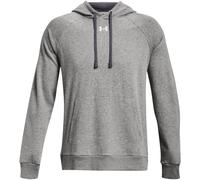 UNDER ARMOUR Rival Fleece Hoodie Herren 025 - castlerock light heather/white S