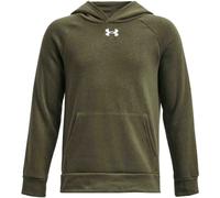 Kinder-Funktionssweatshirt ohne Reißverschluss Under Armour RIVAL FLEECE HOODIE K grün 1379792-390 - YM