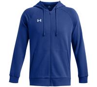 UA RIVAL FLEECE FZ HOODIE VIVID SKY/WHITE L