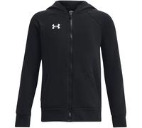 UNDER ARMOUR Rival Fleece Kapuzenjacke Jungen 001 - black/white L (149-160 cm)