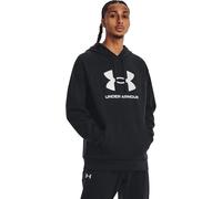 Under Armour Rival Fleece Logo Herren Kapuzensweater, schwarz LG