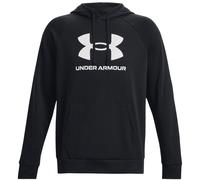 Under Armour Herren Kapuzenpullover Rival Fleece Big Logo – loser Passform – Schwarz XS