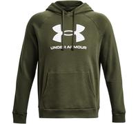 UNDER ARMOUR Rival Fleece Logo Hoodie Herren 390 - marine od green/white L