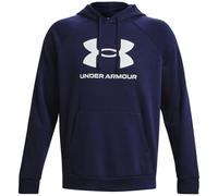 UNDER ARMOUR Rival Fleece Logo Hoodie Herren 410 - midnight navy/white S
