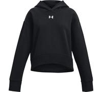 Under Armour Rival Fleece Mädchen Kapuzensweater, schwarz YMD