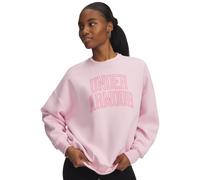 Under Armour Sweatshirt Rival Fleece Oversized Varsity Crew Rosa M Frau