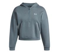 Under Armour Rival Fleece Piped Half - Zip Sweatshirt Damen weiß