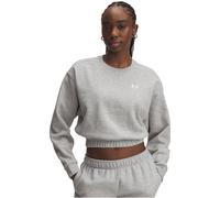 Under Armour Rival Fleece Piped Crew Sweatshirt Damen - Hellgrau