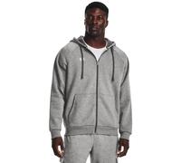 Under Armour Sweatshirt Rival Fleece Full-Zip – Castlerock Light Heather/White – Gr. M