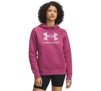 Under Armour RIVAL FLEECE SHIMMER Damen Sweatshirt, rot, größe XS