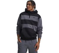 Under Armour Rival Fleece Striped Hoodie black ultimate black (008) 3XL