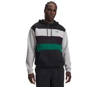 UNDER ARMOUR Rival Fleece Striped Hoodie Herren 009 - ultimate black/mod gray light heather/campus ivy L