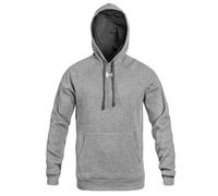 UNDER ARMOUR Rival Fleece Hoodie Herren 025 - castlerock light heather/white M