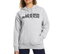 Under Armour Rival Fleece Wordmark Hoodie-GRY Sweatshirt XS grau