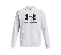 Under Armour Rival Logo Fleece Hoody Weiss F100 L weiss