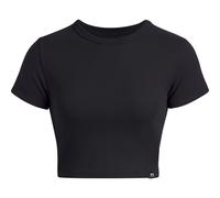 Under Armour Rival Rib Baby Tee black white (001) L
