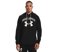 Under Armour Rival Terry Big Logo Hoodie 1361559-001, Mens Sweatshirt, Black, M EU