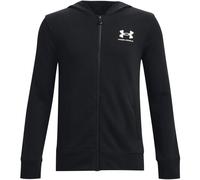 Under Armour RIVAL TERRY FZ HOODIE Sweatshirt für Kinder, schwarz, größe S
