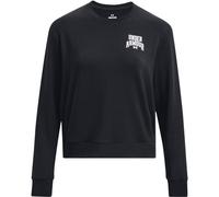 Under Armour RIVAL TERRY GRAPHIC CREW Damen Sweatshirt, schwarz, größe XS