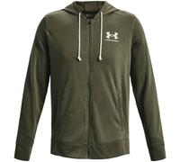 Under Armour RIVAL TERRY LC FZ Herren Sweatshirt, khaki, größe L lg