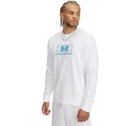 Under Armour Rival Terry Logo Crew Q2 white -mod gray ether blue L