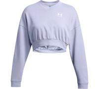 Under Armour Rival Terry OS Crop Crw Damen Sweatshirt, lila LG
