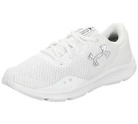 Under Armour Herren Men's Ua Charged Pursuit 3 Running Shoes Technical Performance, (101) White/White/Metallic Silver, 42 EU