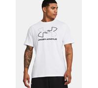 Under Armour Shirt "Foundation" in Weiß - Größe M | Herren Plussize