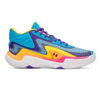 UNDER ARMOUR Spawn 7 Mid Basketballschuhe 419 - capri/campus gold/dark navy blue 44