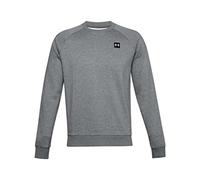 UNDER ARMOUR UA Rival Fleece Crew 012 PITCH GRAY LIGHT HEATH XL