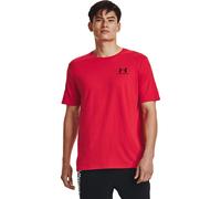 T-Shirt Under Armour Sportsyle Left Chest kurzärmlig rot - M
