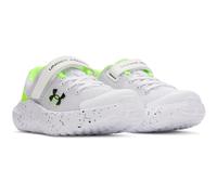 UNDER ARMOUR Surge 4 AC Laufschuhe Jungen 103 - white/hyper green/black 32