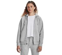 Under Armour Damen Hoodie UA Rival Fleece FZ – mit Kapuze – Grau M