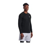 Under Armour - Tailliertes Rundhals-T-Shirt in Schwarz M