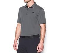 Under Armour Herren atmungsaktives Poloshirt, Komfortables und kurzärmliges Sportshirt mit Loser Passform Tech Polo, grau (Graphite (040), 3XL