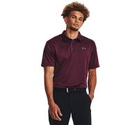 Under Armour Herren Tech Golf Polo T-Shirt, (601) Dark Maroon/Pitch Gray, XS