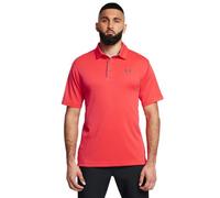 Under Armour Tech Golf-Poloshirt für Herren, (713) Racer Red/Pitch Gray, Klein