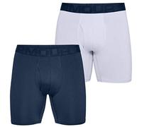 Under Armour Tech Mesh Herren 6"-2er-Pack, Herren, Unterwäsche, Tech Mesh 6" - 2 Pack, Academy (408)/Mod Gray, Small
