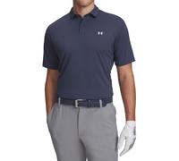 Under Armour - Tee To Green Pique Funktions-Poloshirt - Downpour Gray / White S