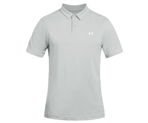 Under Armour - Tee To Green Pique Funktions-Poloshirt - Titanium/White M