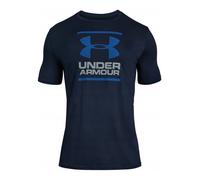 Under Armour Trainingsshirt "Foundation" in Dunkelblau - Größe L | Herren Sportshirts