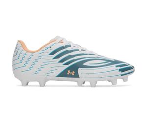 Under Armour U Shadow Club 4 FG white orange bloc (101) 4/5.5