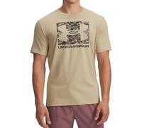 UNDER ARMOUR ABC Camouflage Boxed Logo kurzarm Trainingsshirt Herren 234 - field khaki/timberwolf taupe S
