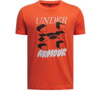 Under Armour UA B SPLIT BIG LOGO SS T-Shirt XS orange